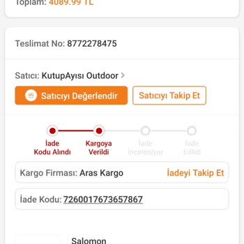 Yanlış Ürün Gönderimi: Trendyol'dan Beklenmeyen Hata