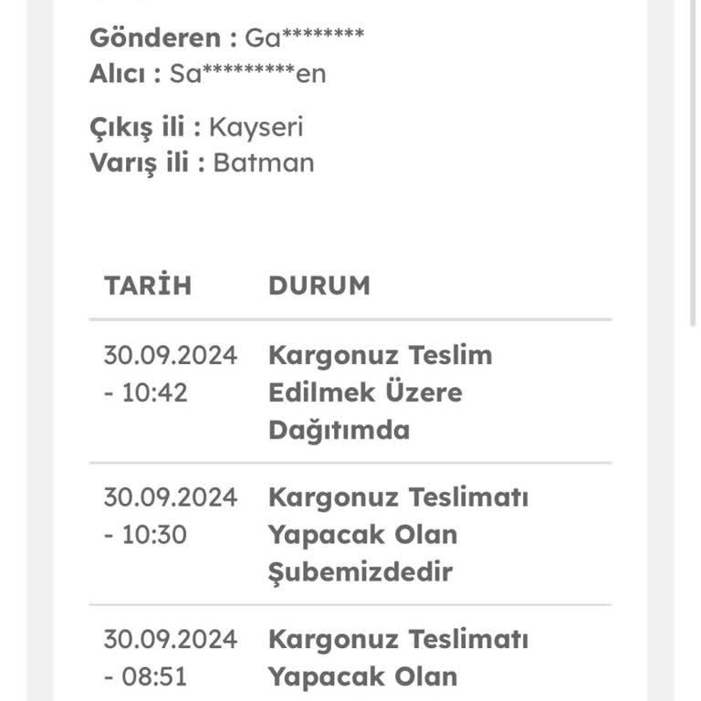 Teslimat Sürekli Erteleniyor ve Destek Alınamıyor