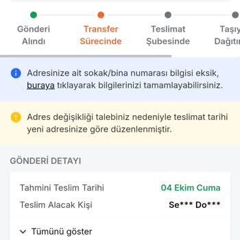 Yanlış Adresle Kayıp Kargo Çilesi