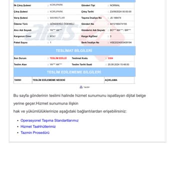 Aras Kargo Teslimat Karmaşası: Eksik Ürün Ve İade Sorunu
