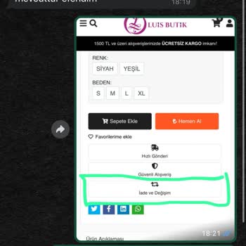 Yanlış Ürün Gönderimi ve İade Sorunu