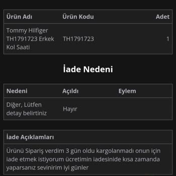 İade Edilmeyen Ücret ve İletişim Sorunları
