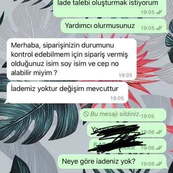 İade Politikası Mağduriyeti