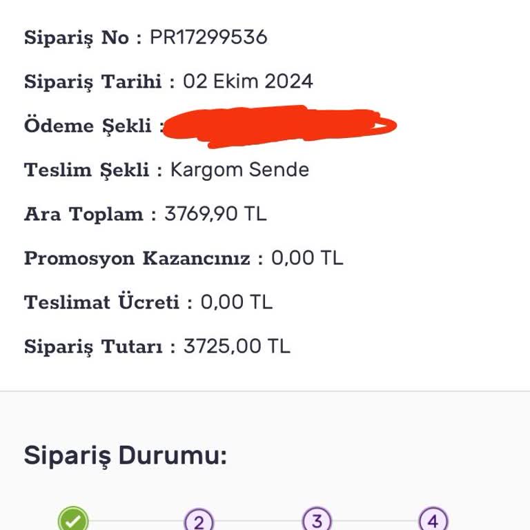 Sipariş Teslimatı Gecikmesi ve İletişim Sorunu