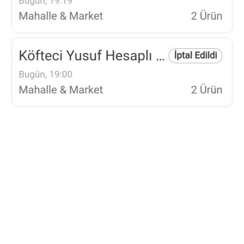 Yemek Sepeti'nde İptal Edilen Sipariş ve İade Sorunu