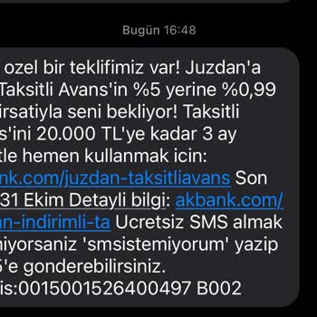 Yanıltıcı SMS Kampanyası: Beklenen Faiz Oranı Farkı