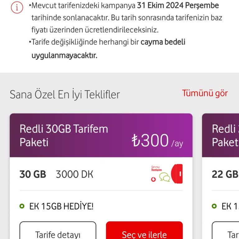 Vodafone'un Taahhüt Sonrası Fiyat Artışı Şaşkınlığı