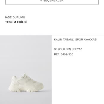 Zara İade Sürecinde Kayıp Ayakkabı Sorunu