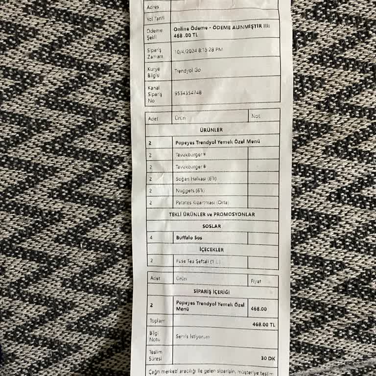Eksik Gönderilen Sipariş ve Çifte Ücretlendirme Sorunu