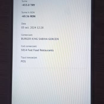 Burger King Eksik Sipariş Ve İade Talebi