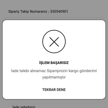İade Sürecinde Yaşanan Sorunlar ve Sipariş Takibi