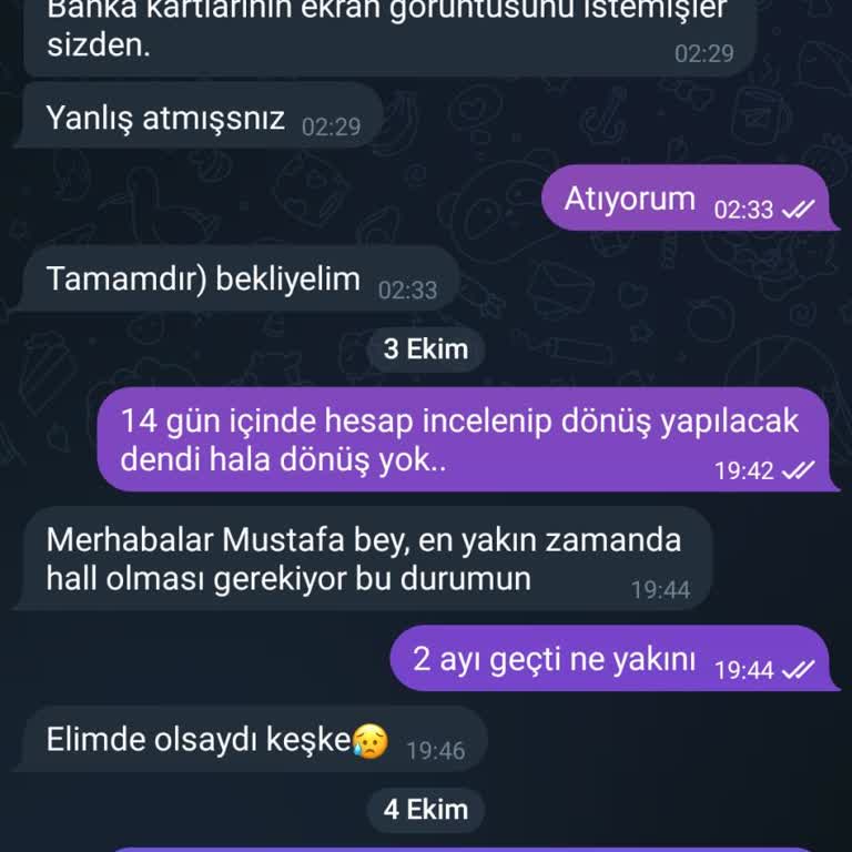 Para Çekme Sorunu ve Müşteri Memnuniyetsizliği