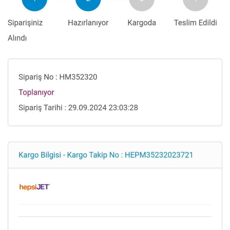 Kargoya Verilmeyen Sipariş ve Yetersiz Destek