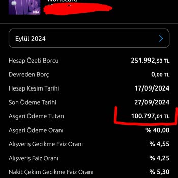 Yapı Kredi'den Haksız Ekstre ve Tehdit