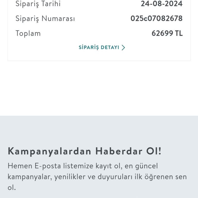 Vivense Teslimat Sorunu ve İletişim Eksikliği