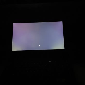 HP Victus Laptopta Siyah Ekranda Beliren Lekeler