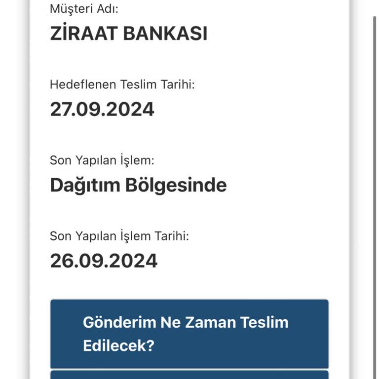 Ziraat Banka Kartı Teslimatında Yaşanan Mağduriyet