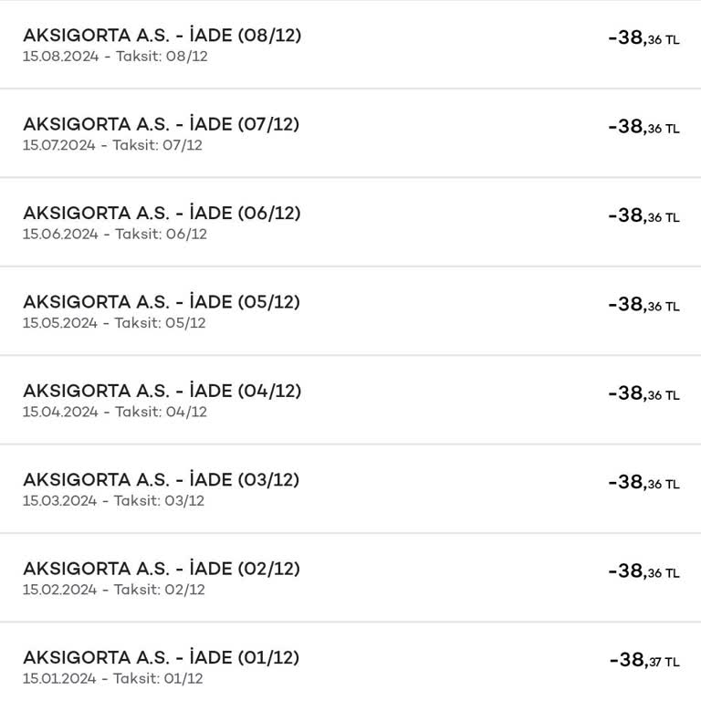 Anlaşmalı Kurum Eksikliği ve Yetersiz İade