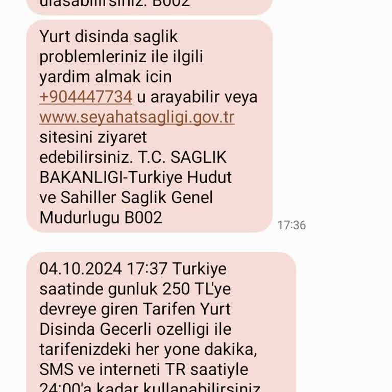 Yunanistan'da Olmadan Yurt Dışı Ücretlendirmesi