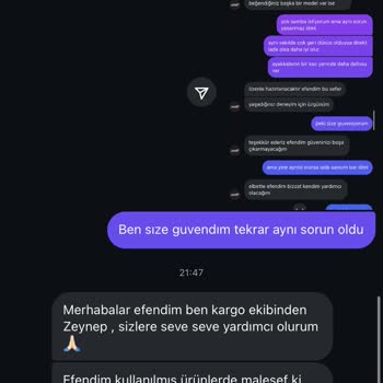 Ayakkabıda Sürekli Boya Atması ve Yetersiz Müşteri Hizmeti