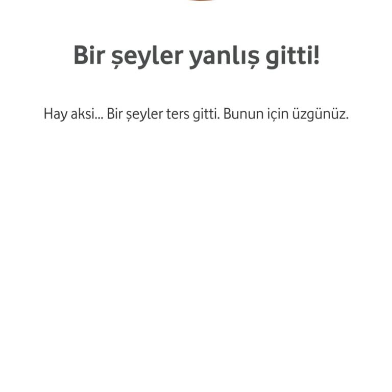 Vodafone Hediye Çarkı Hatası: Beyaz Ekran Sorunu