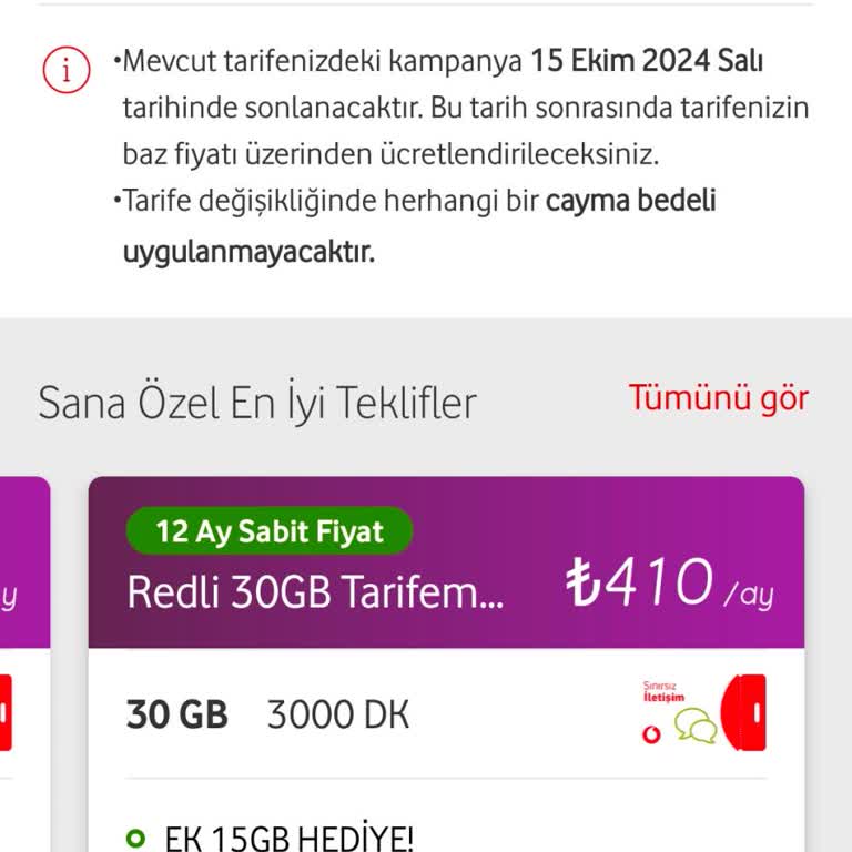 Uzun Süreli Müşteriye Adil Olmayan Tarifeler