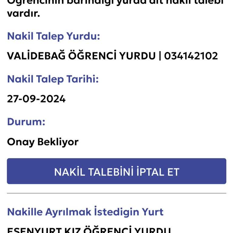 Yurt Nakil Talebimin Gecikmesi Eğitimimi Tehlikeye Atıyor