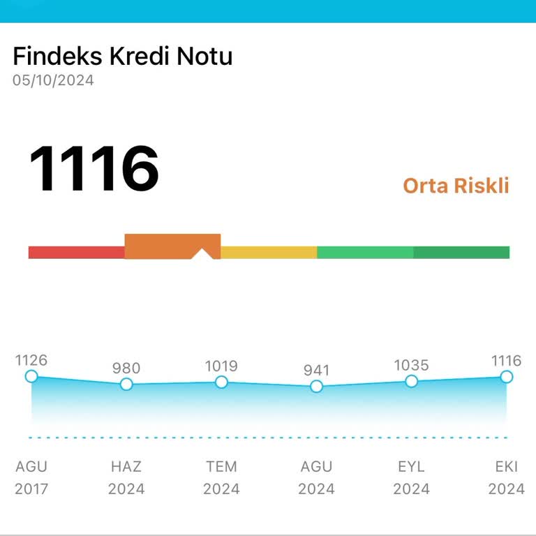 Kredi Puanıma Haksız Orta Risk Değerlendirmesi