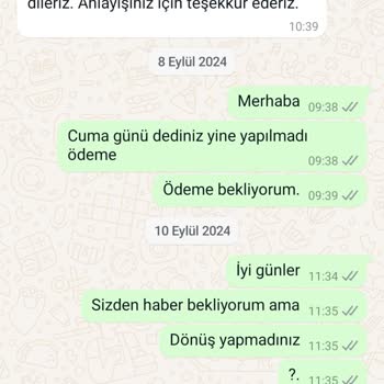 İade Edilmeyen Para ve İletişim Sorunları