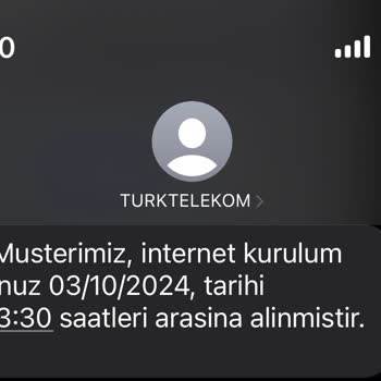 Türk Telekom'dan Sürekli Ertelenen İnternet Kurulumu