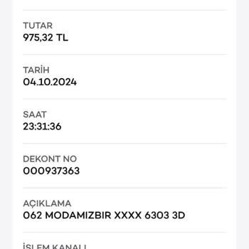 Siparişim Oluşmadı, Param Çekildi!