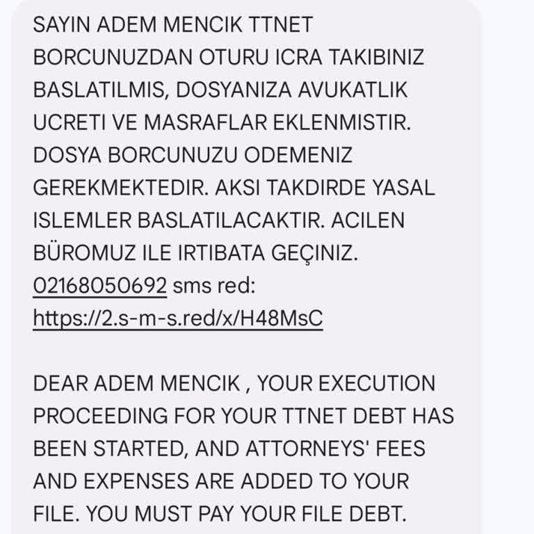 Yanlış İcra Bildirimleri ve Fatura Sorunları