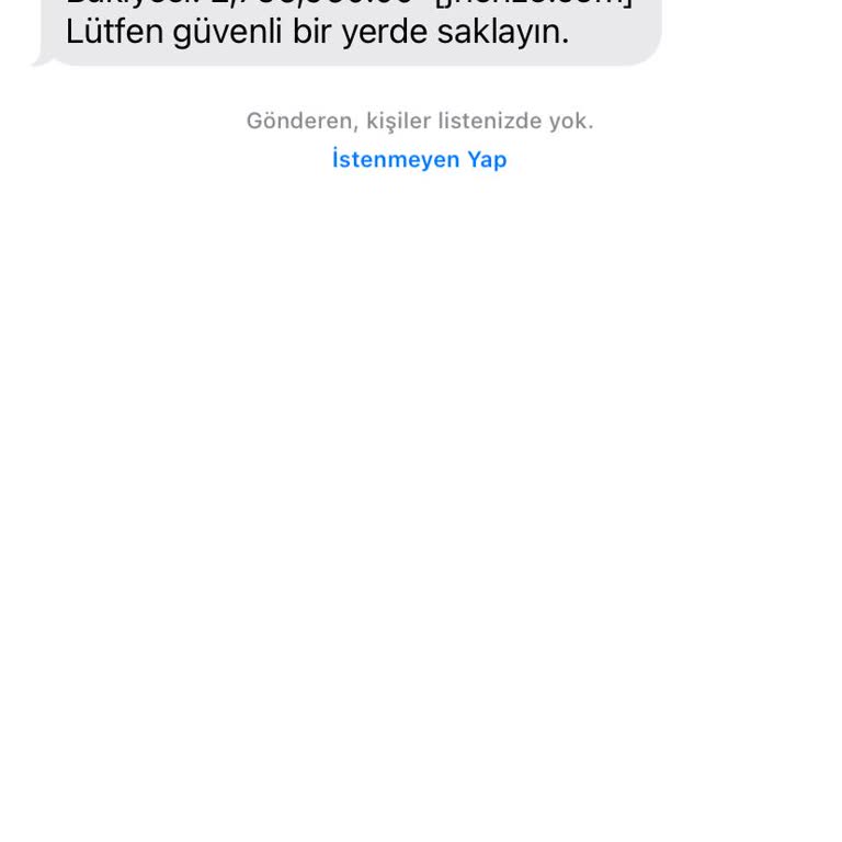 Jnenze.com Tarafıma Gelen Yanıltıcı Mesaj!