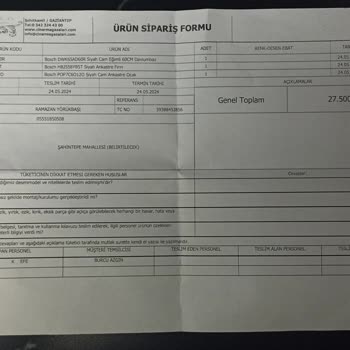 Yanlış Ürün Montajı ve İletişim Sorunu