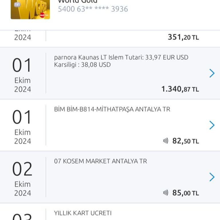 Haksız Kart Ücreti İadesi Talebi