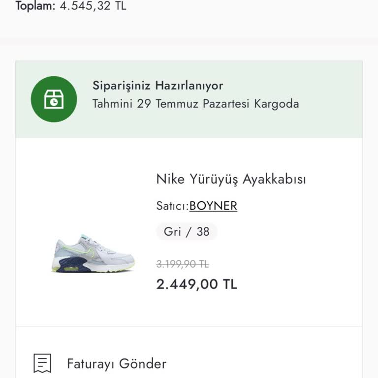 Boyner'den Aldığım Ayakkabılar Hâlâ Gelmedi