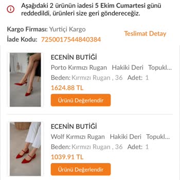 Kullanılmamış Ürüne Haksız İade Reddi
