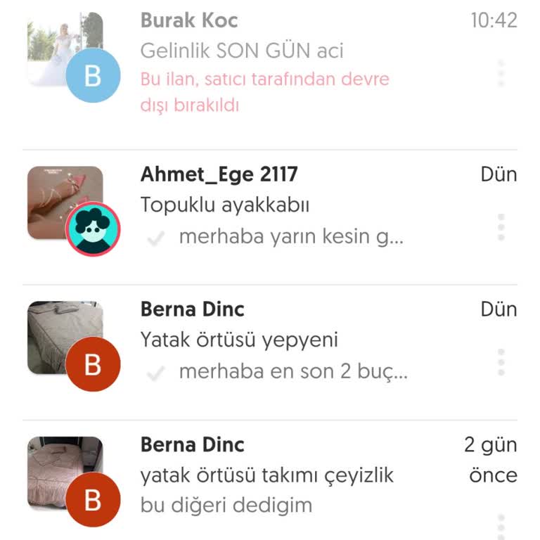 Letgo'da Mesaj Sorunu: Acil Destek Gerekiyor