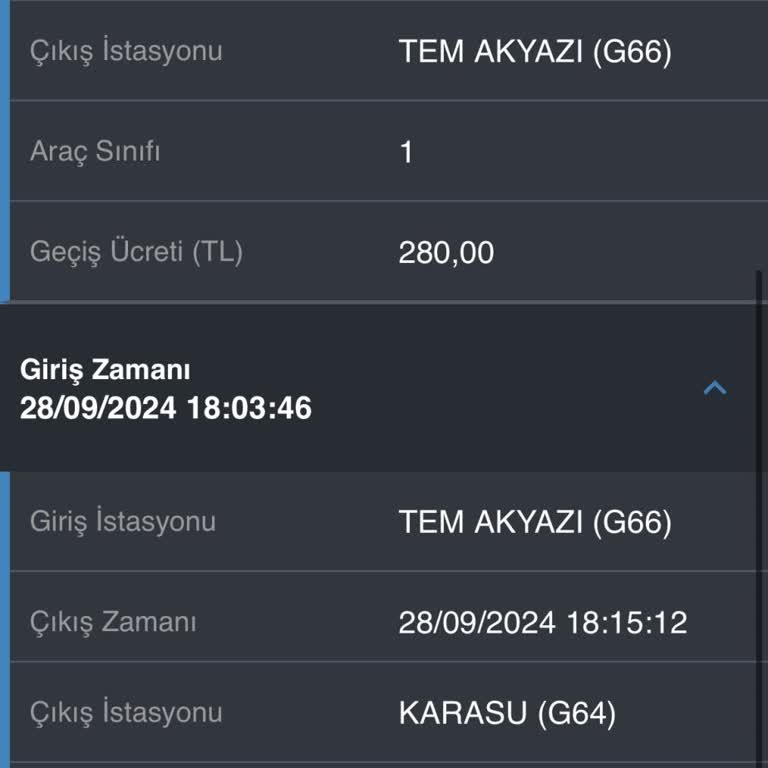 Yanlış Gişe Girişi ve Hatalı Ücretlendirme Sorunu