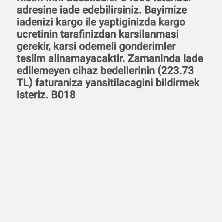 Modem İade Sürecinde Müşteri Zorluğu