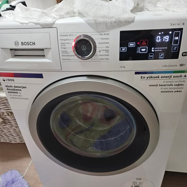 Bosch Çamaşır Makinesi Lekeleri Çıkarmıyor