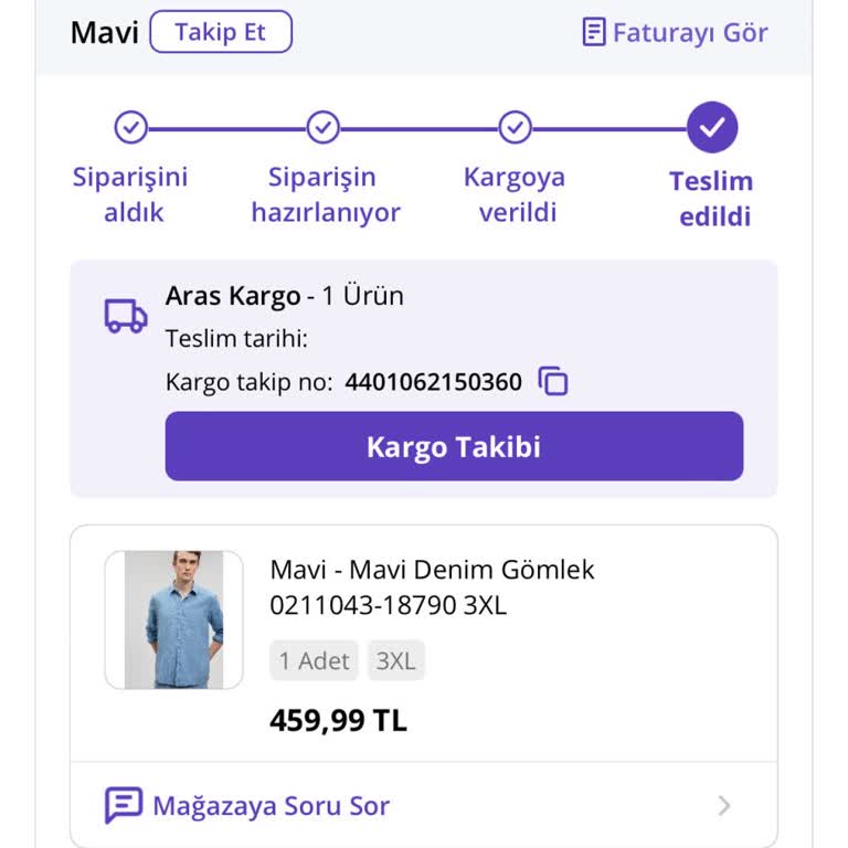Teslim Edilmeyen Ürün İçin Ücret İadesi Bekliyorum