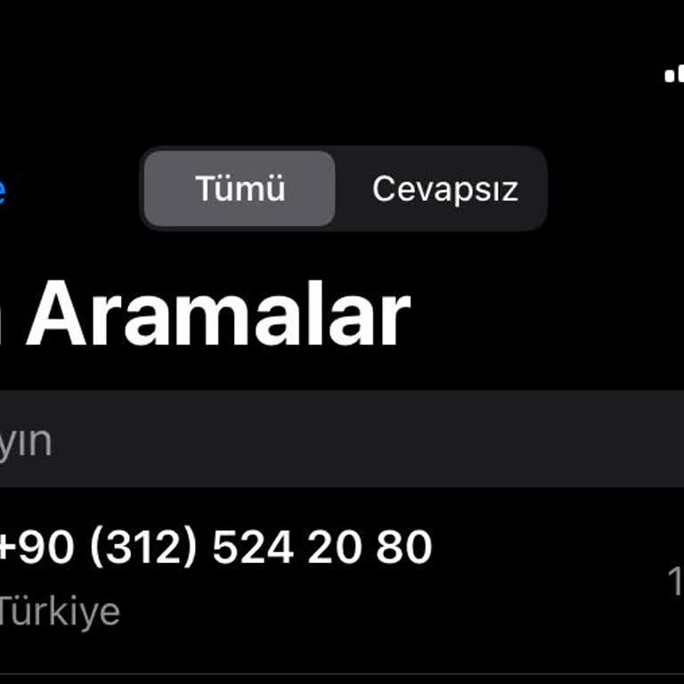 Bilinmeyen Numaradan Gelen Rahatsız Edici Aramalar