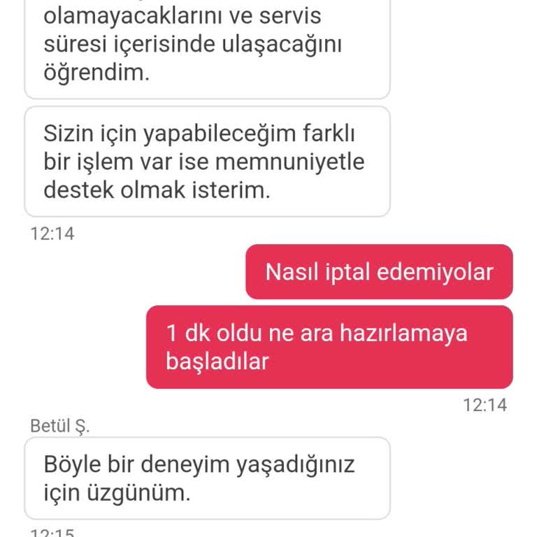 Sipariş İptalinde Müşteri Hizmetleri Kabusu