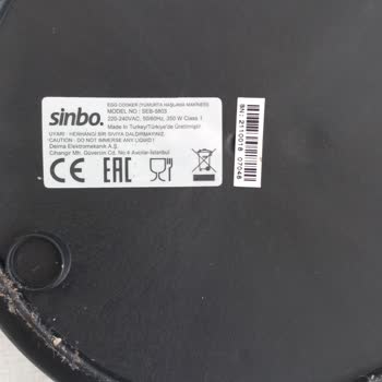 Sinbo Yumurta Haşlama Makinesi Kapak Sorunu