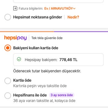 Hepsiburada'da Ödeme ve Bakiye Sorunu