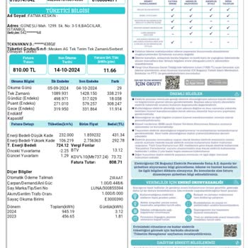 Yanlış Fatura Kesimi: Evde Olmadığım Dönemde Yüksek Fatura