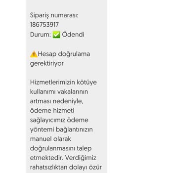 Şüpheli Mesaj ve Güvenlik Endişesi