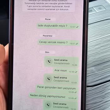 Eksik Ürün ve İletişim Sorunu