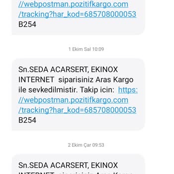 Aras Kargo Niobe Şubesi'nde Teslimat Sorunu